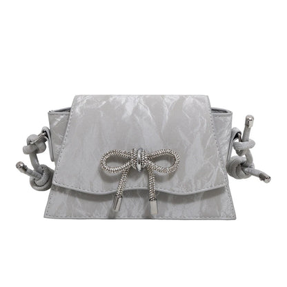 Women’s Crossbody Bag | Bow Accent | PU Leather | Fashion