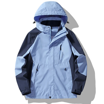 Unisex Windbreaker Jacket – Waterproof & Windproof Outdoor Hiking Outerwear