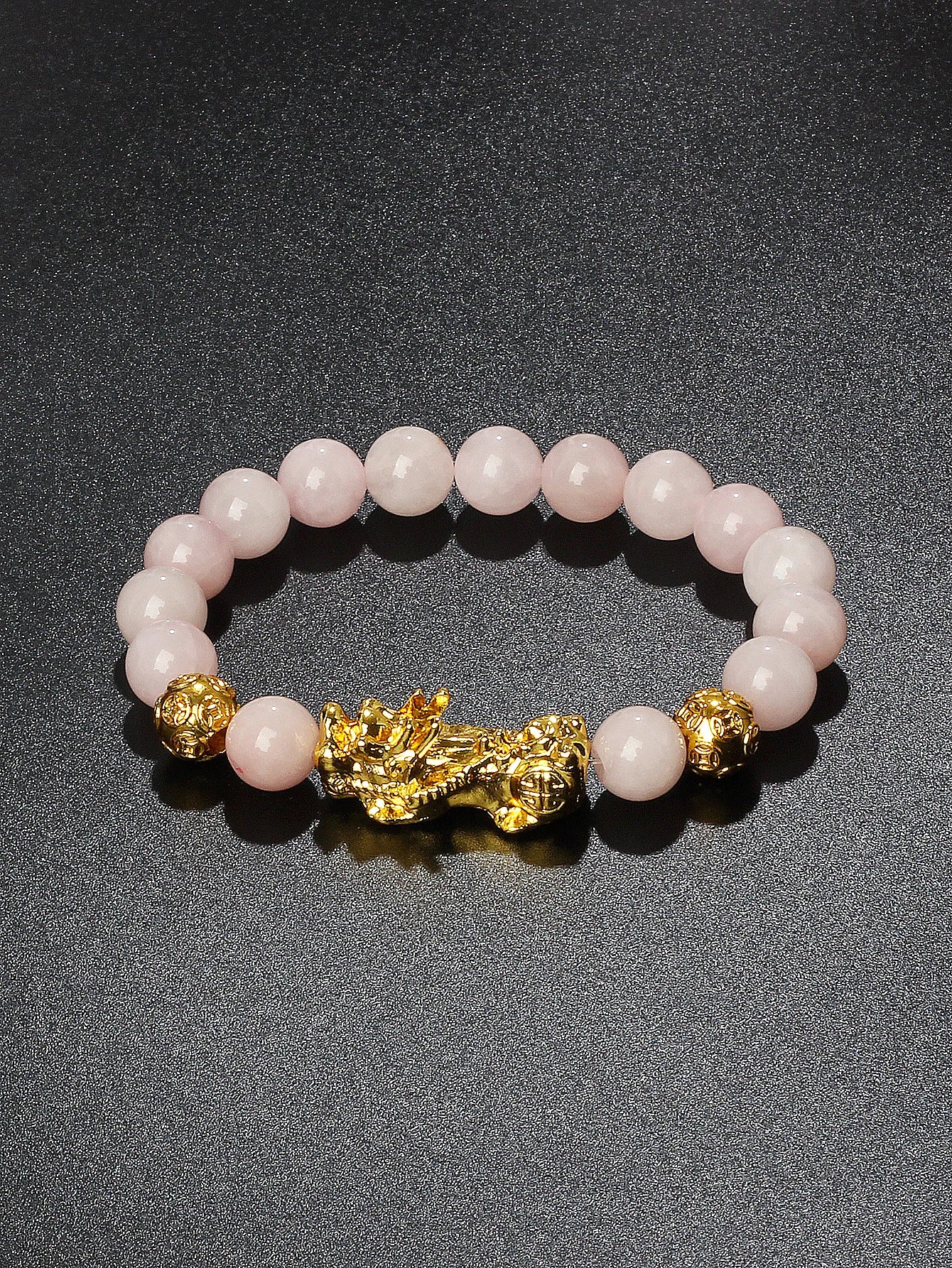 Men’s Black Obsidian Bead Bracelet – Spiritual Protection & Wealth Energy Healing Jewelry