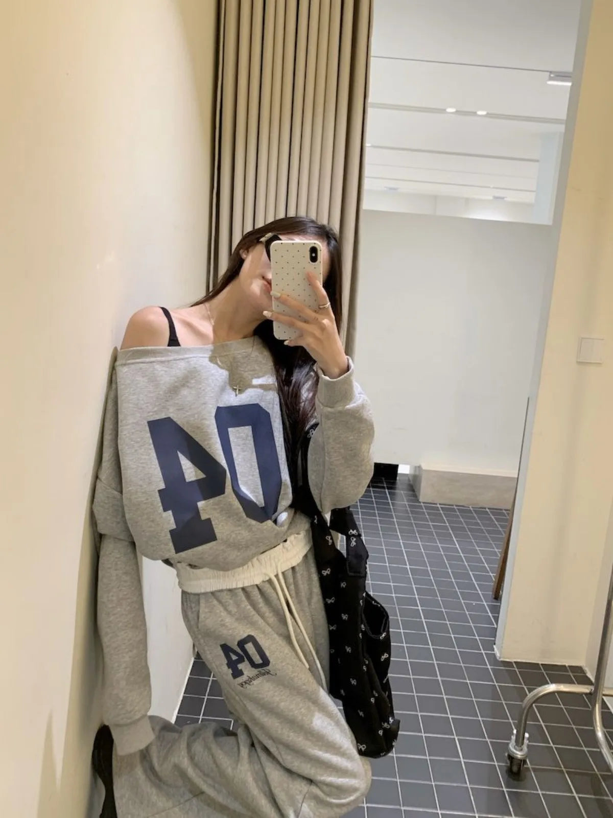 Women’s Retro High Waist Loose Sports Pants Bottom – American Fashion Casual Trousers for Spring/Summer