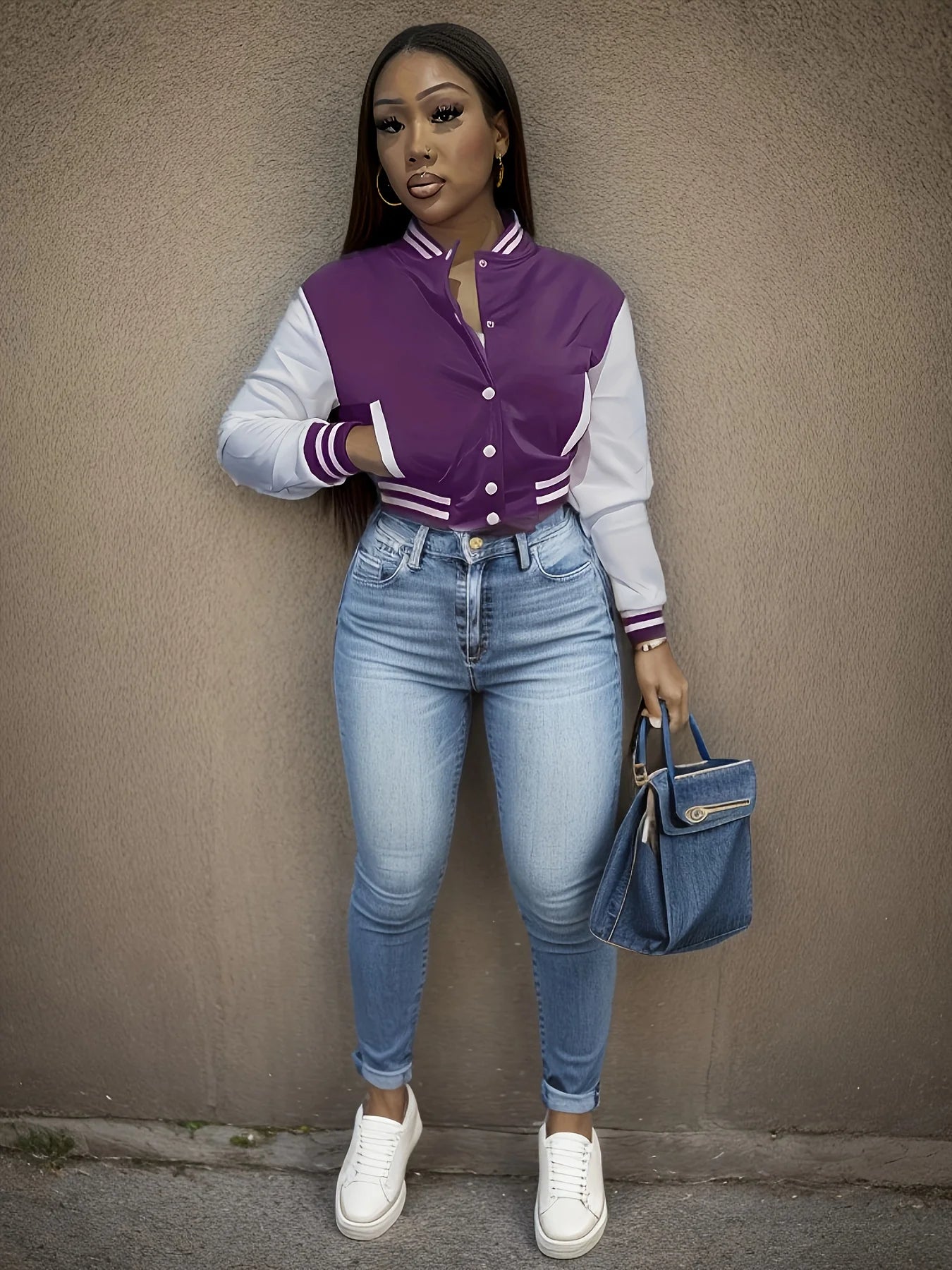 Women’s Outerwear | Casual Jacket | Colorblock