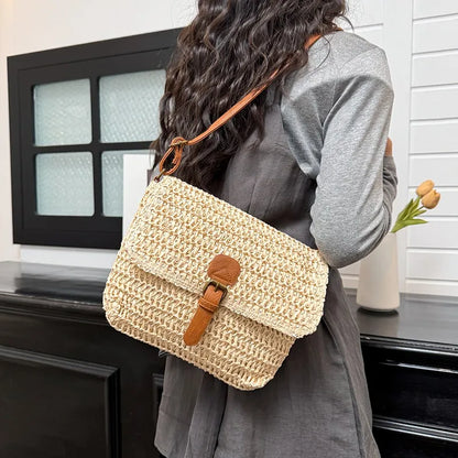 Women’s Crossbody Bag | Straw Woven | Vacation | Casual Shoulder