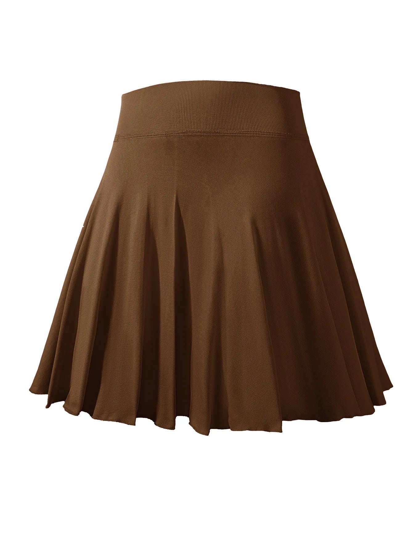 Women’s High Waisted Tennis Skirt Bottom – Mini Golf Skort with Belt, Pockets & Safety Shorts