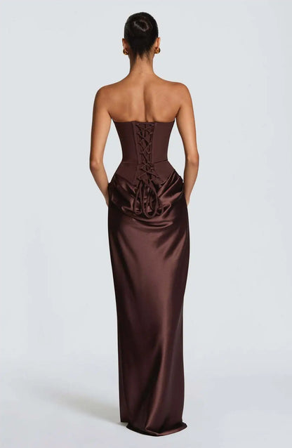 Women’s Maxi Dress | Strapless | Satin | Elegant