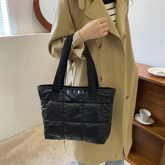 Women’s Tote Bag | Quilted | Large Capacity | Casual