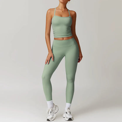 Women’s 2PCS Gym Yoga Set – Sportswear Casual Set
