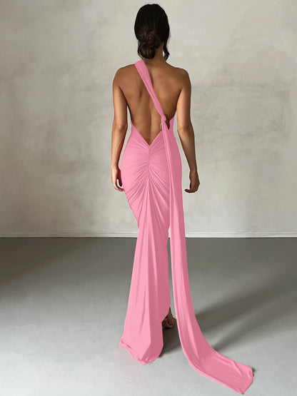 Women’s Elegant Maxi Dress – Sleeveless Summer Party & Evening Dress