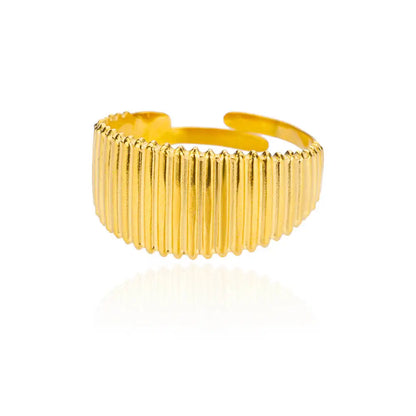 Women’s Jewelry 316L Stainless Steel Ring | Luxury | Gold Tone | Unisex