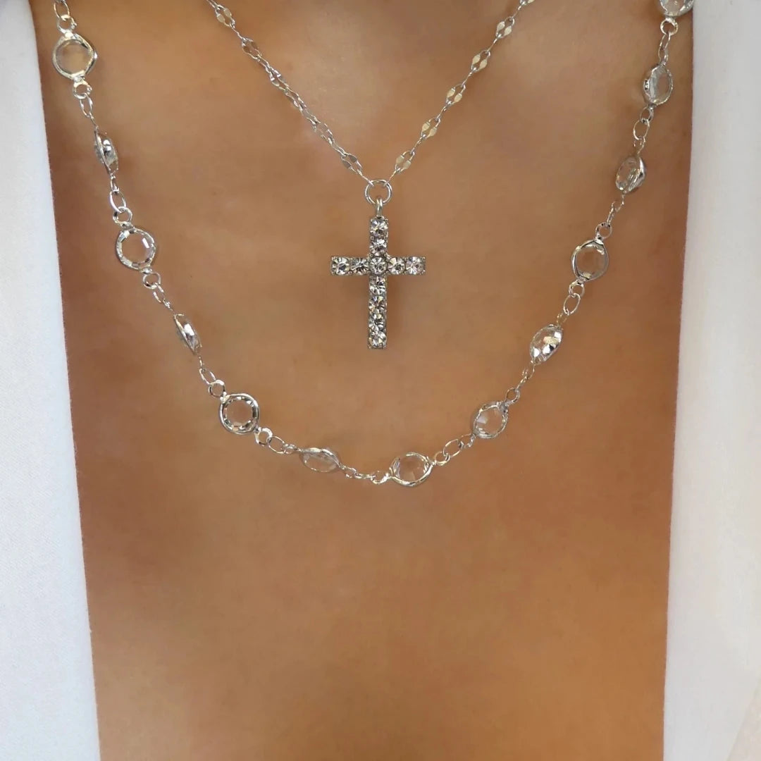 Women’s Jewelry Choker | Rainbow Crystal | Zircon Necklace