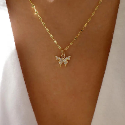 Women’s Jewelry Boho Layered Crystal Pendant Necklace | Vintage | Gold Tone | Trendy