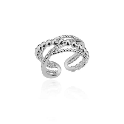 Women’s Stainless Steel Heart Ring – Gold Vintage Waterproof Jewelry Gift