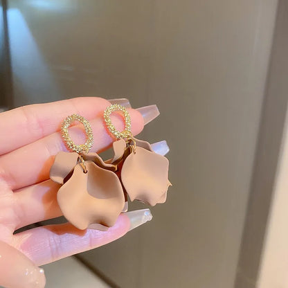 Women’s Jewelry Multicolored Flower Stud Earrings | Delicate | Tassel | Party