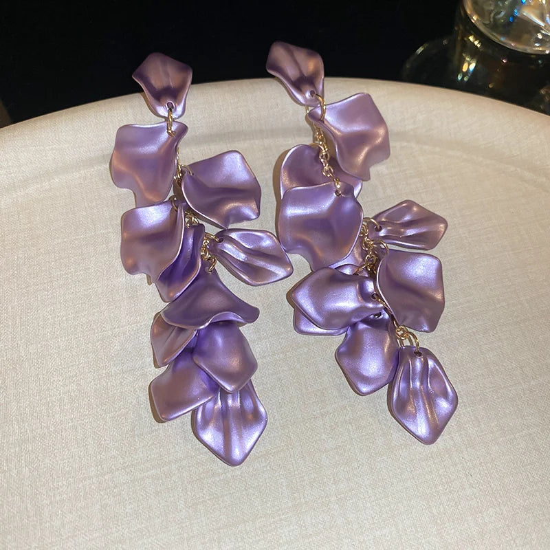 Women’s Jewelry Colorful Flower Drop Earrings | Boho | Y2K | Party