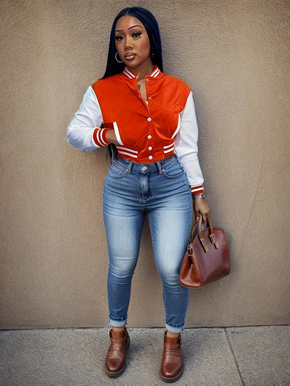 Women’s Outerwear | Casual Jacket | Colorblock