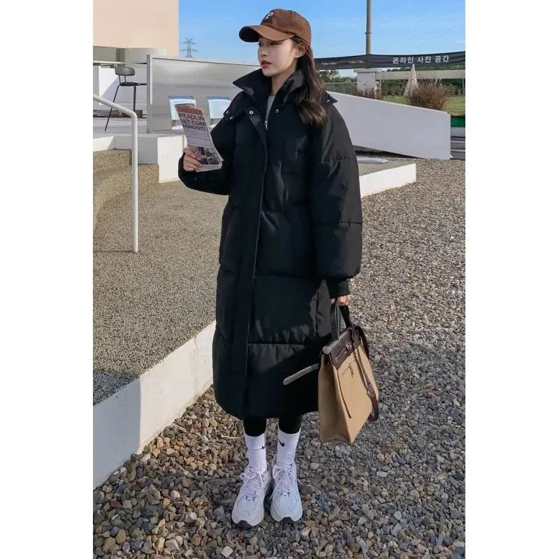 Women’s Long Puffer Jacket Outerwear | Winter | Hooded | Parka