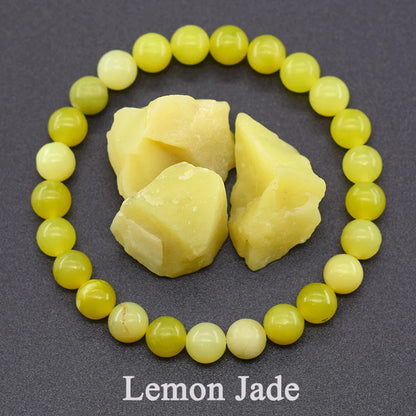 Women’s Natural Moss Agate Bead Bracelet – Healing Energy Stone Jewelry