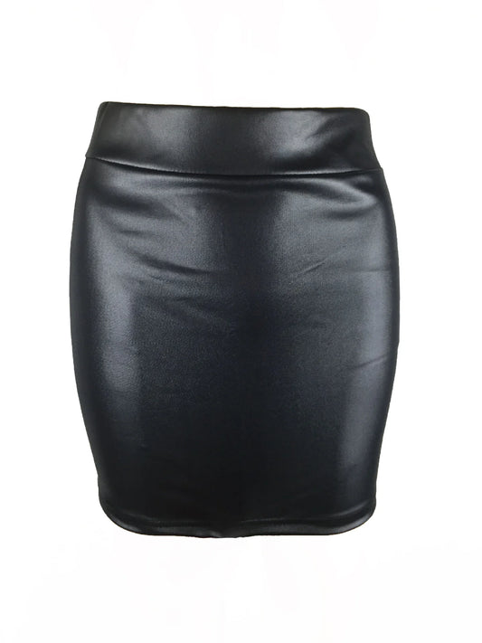 Women’s High Waist Mini Skirt Bottom – Slim Fit Pencil Skirt for Clubwear & Office Style