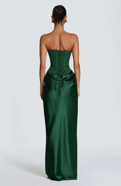 Women’s Maxi Dress | Strapless | Satin | Elegant