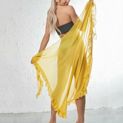 Women’s Ruffle Swimwear Pareo