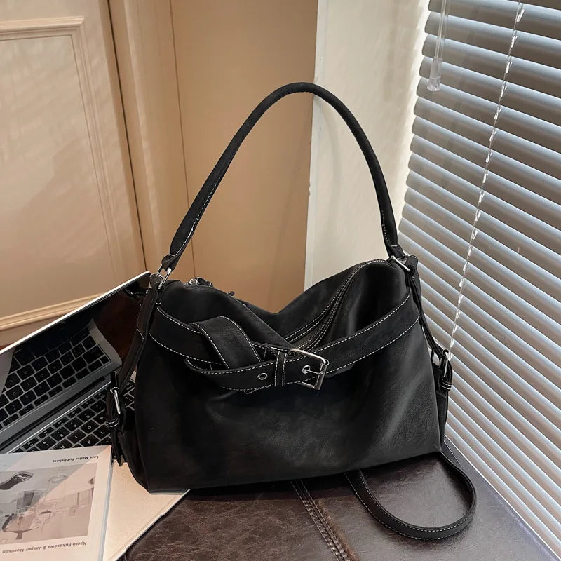Women’s Tote Bag | Soft Leather | Large Capacity | Retro