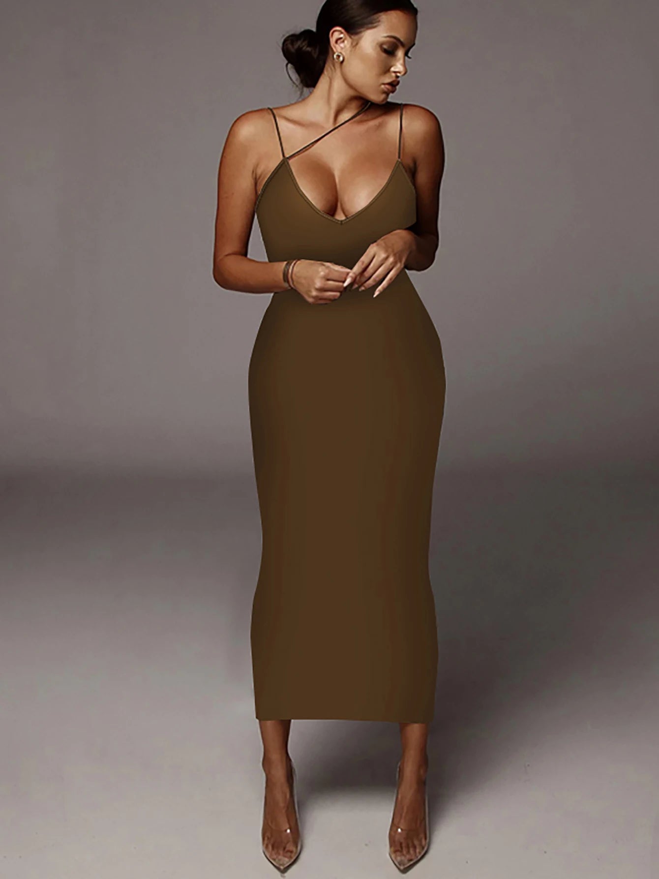 Women’s Leopard Maxi Dress – Sexy Summer Party & Evening Streetwear