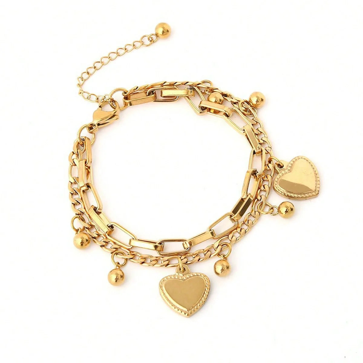 Women’s Jewelry Multi Layer Bead Bracelet | Love | Stainless Steel | Party