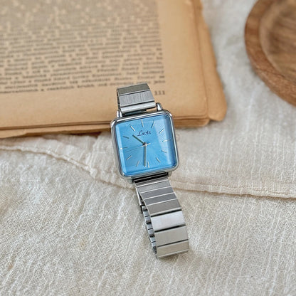 Women’s Gold Square Quartz Watch | Retro | Waterproof | Elegant