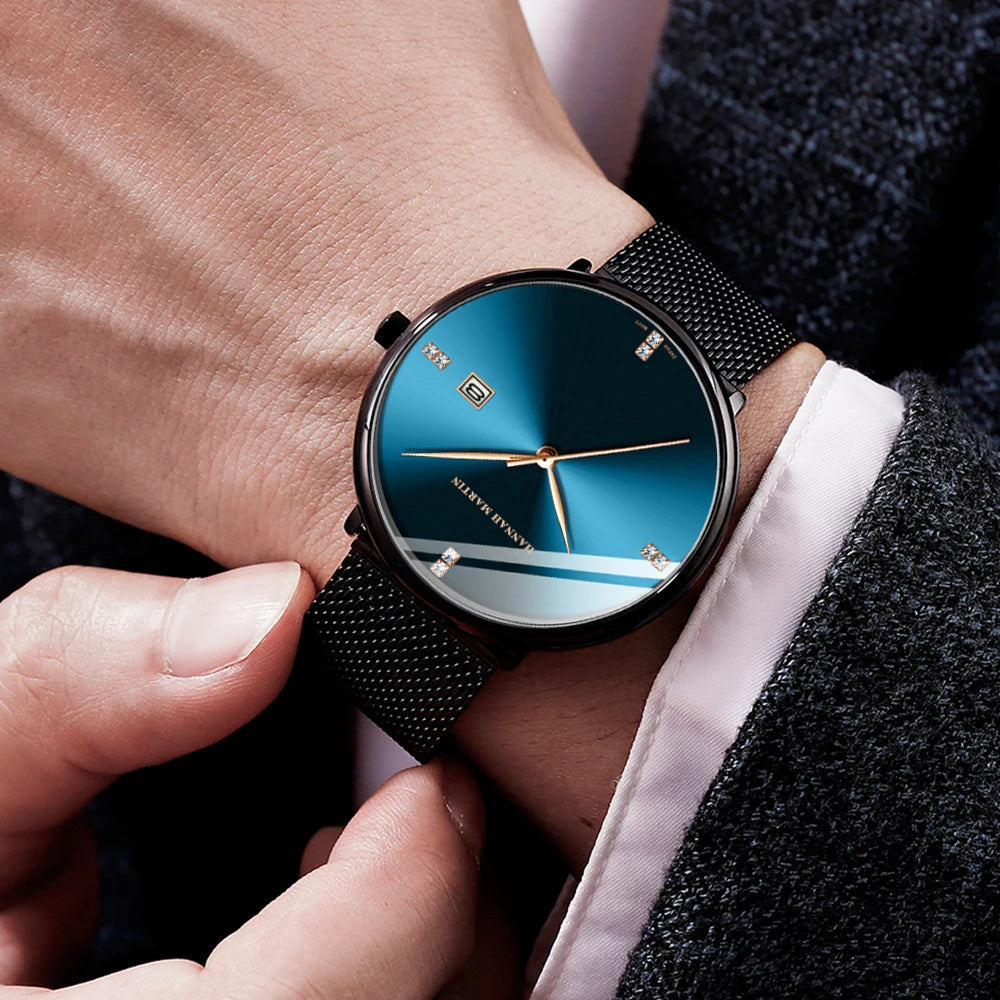 Men’s Luxury Watch – Stainless Steel Business & Casual Wristwatch SBB