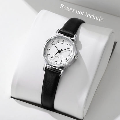 Women’s Small Dial Quartz Watch | Minimal | Leather Band | Analog