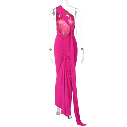 Women’s Elegant Maxi Dress – Sleeveless Summer Party & Evening Dress