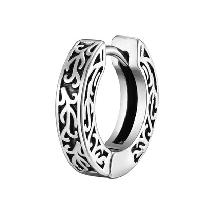 Men’s Stainless Steel Small Hoop Earrings – Anti-Allergy Punk Rock Huggies Jewelry