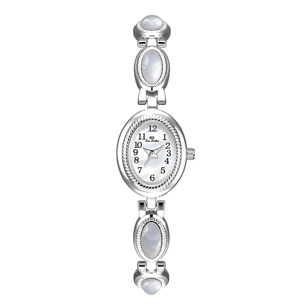Women’s Oval Small Dial Quartz Watch | Retro | Gold Tone | Elegant
