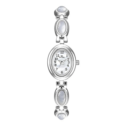 Women’s Oval Small Dial Quartz Watch | Retro | Gold Tone | Elegant
