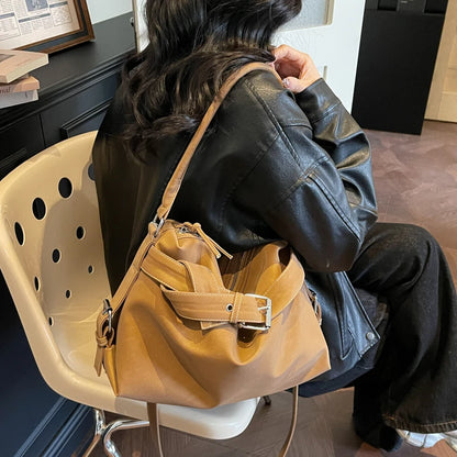 Women’s Tote Bag | Soft Leather | Large Capacity | Retro