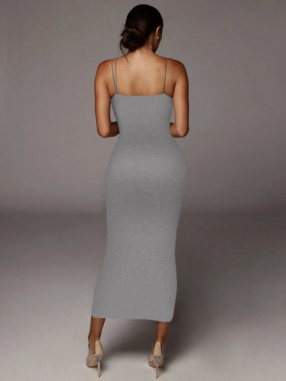 Women’s Leopard Maxi Dress – Sexy Summer Party & Evening Streetwear