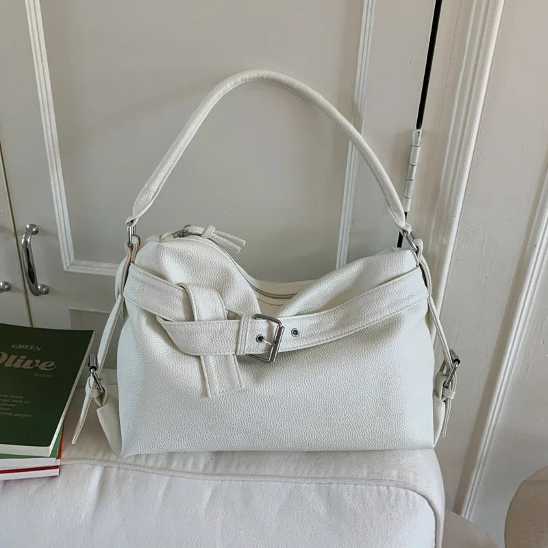 Women’s Tote Bag | Soft Leather | Large Capacity | Retro