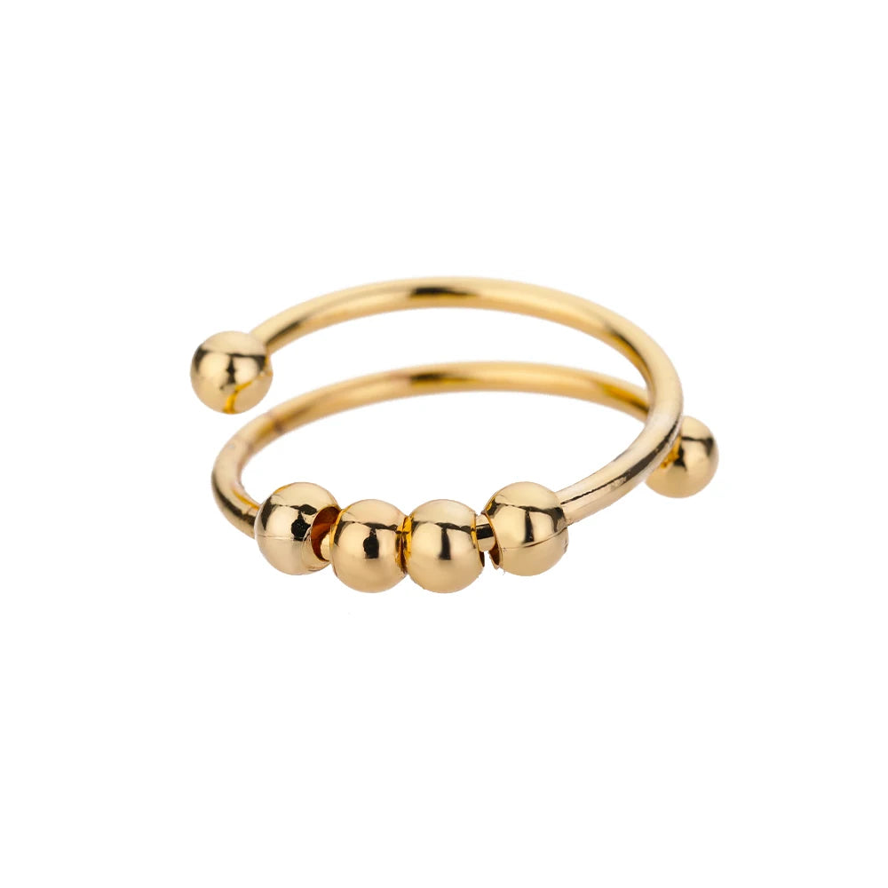 Women’s Jewelry 316L Stainless Steel Ring | Luxury | Gold Tone | Unisex