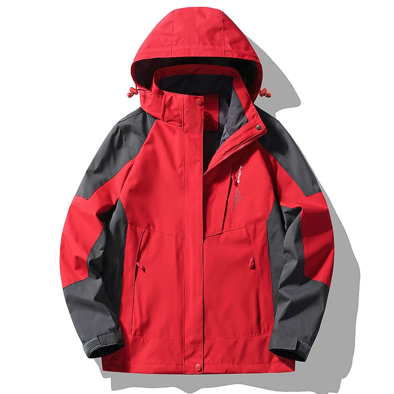 Unisex Windbreaker Jacket – Waterproof & Windproof Outdoor Hiking Outerwear