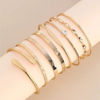 Women’s Jewelry Twist Texture Bangle Bracelet | Statement | Crystal | Geometric