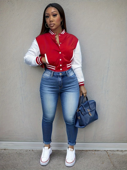 Women’s Outerwear | Casual Jacket | Colorblock