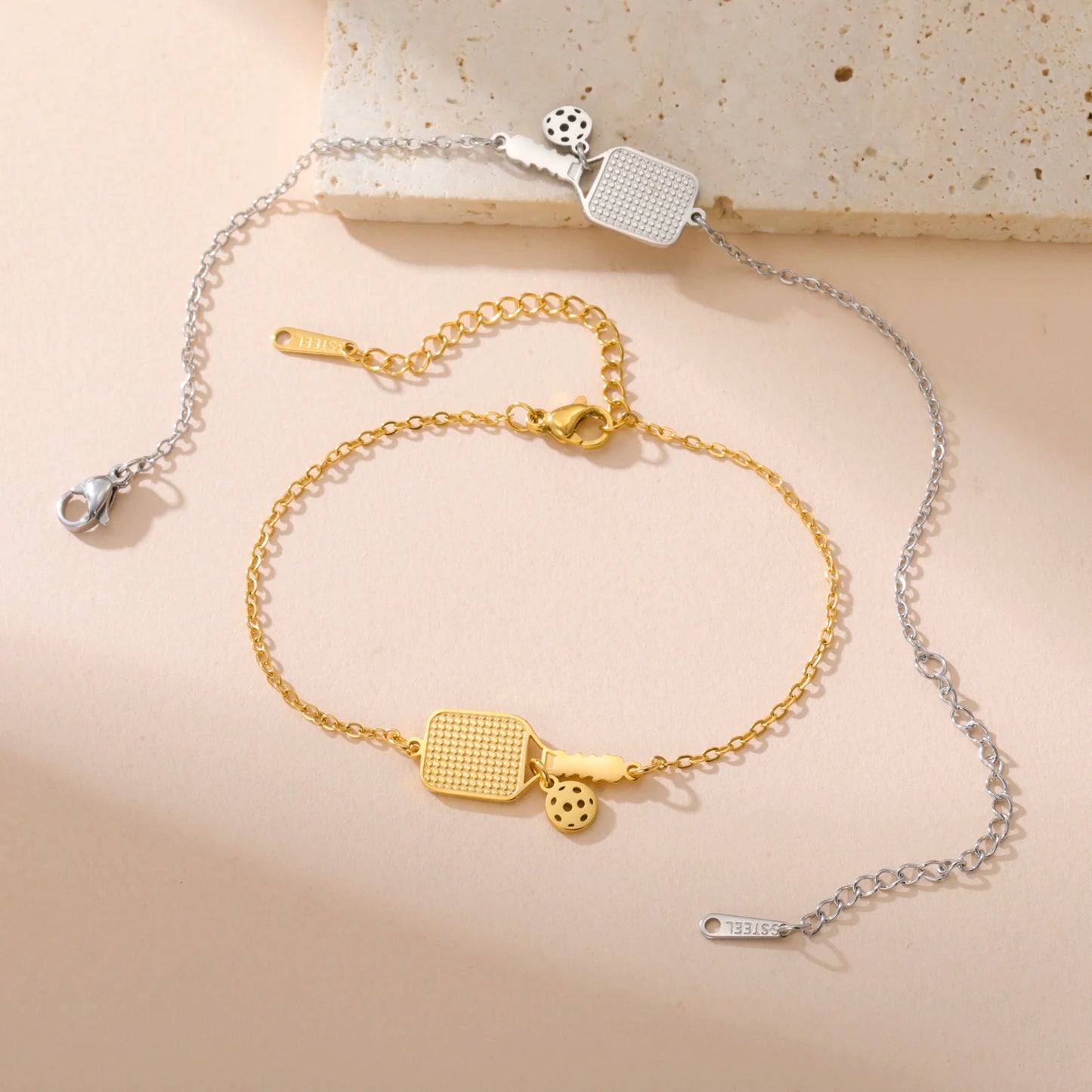 Women’s Trendy Charm Bracelet – Stainless Steel Fashion Jewelry Gift
