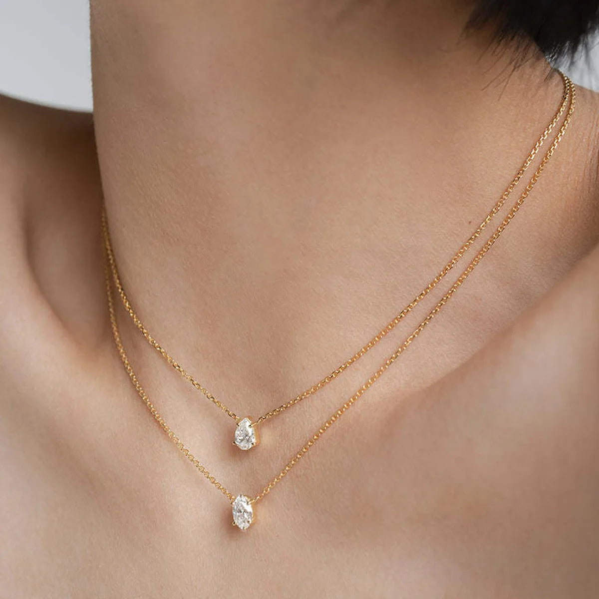 Women’s Jewelry Zircon Pendant Choker Necklace | Party | Layered | Shiny