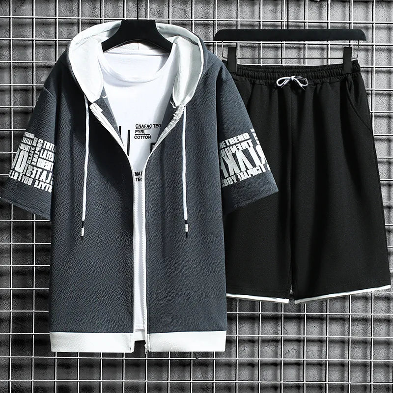 Men’s Casual Tracksuit Set / 2-Piece Sportswear