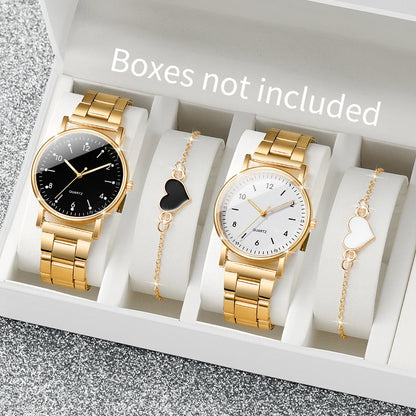 Women’s Watch Jewelry Set | Arabic Dial | Quartz | Minimal