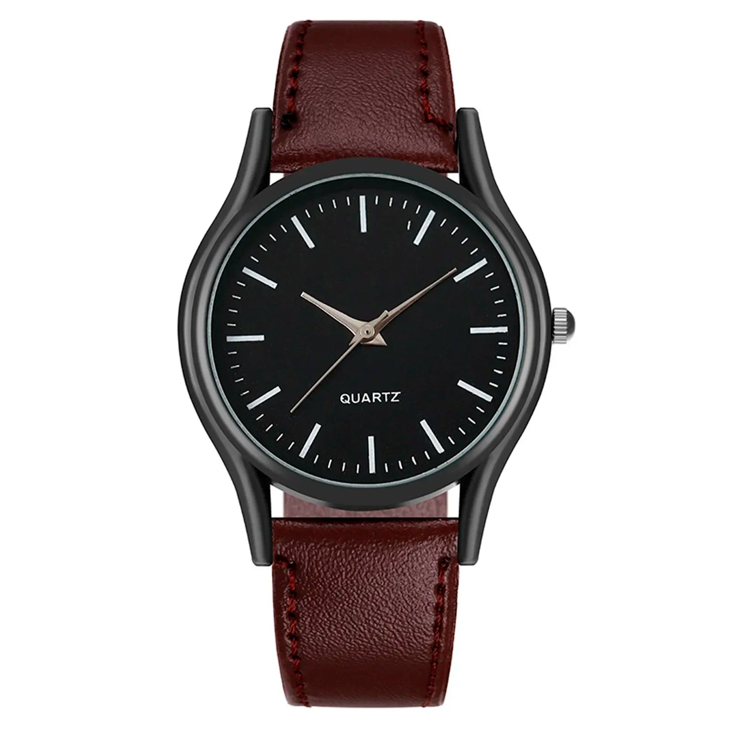 Men’s Luxury Business Watch – Leather Strap Wristwatch, Elegant Casual Clock Gift