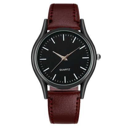Men’s Luxury Business Watch – Leather Strap Wristwatch, Elegant Casual Clock Gift