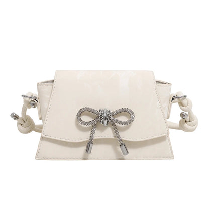 Women’s Crossbody Bag | Bow Accent | PU Leather | Fashion