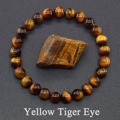 Women’s Natural Moss Agate Bead Bracelet – Healing Energy Stone Jewelry