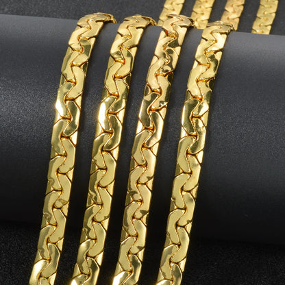 Women’s Jewelry Snake Chain Necklace | Hip Hop | Gold Plated | Unisex