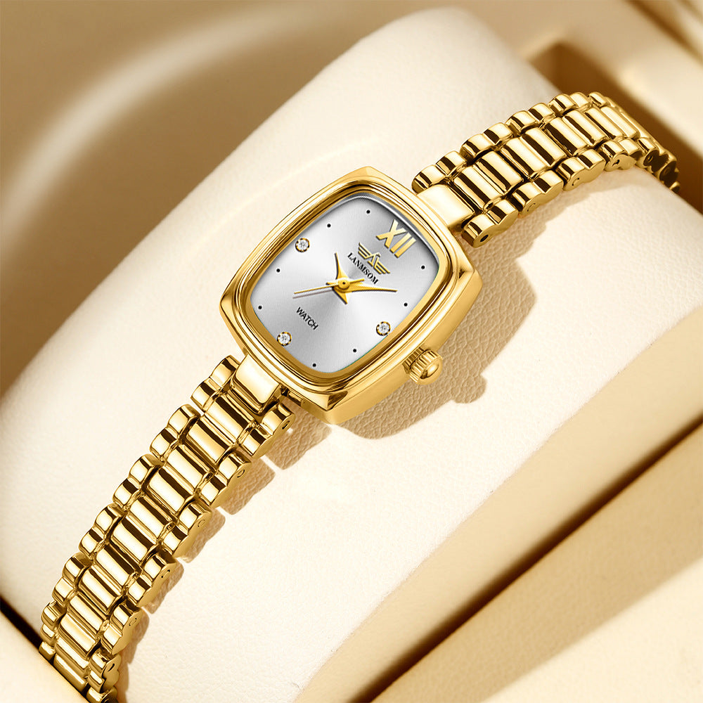 Women’s Petite Gold Quartz Watch | Vintage | Elegant | Minimal